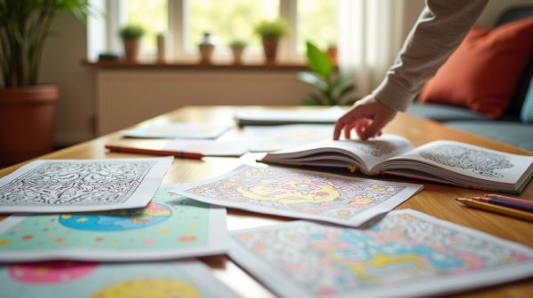 Des cahiers de coloriage à imprimer pour stimuler la créativité des enfants