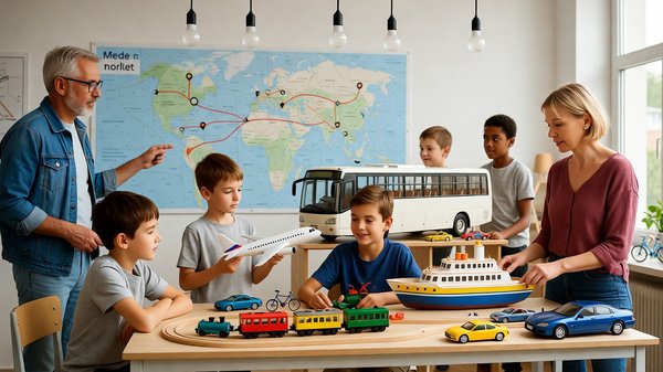 Activités éducatives pour comprendre les moyens de transport